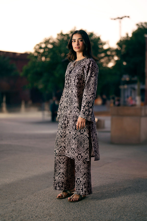 2 Piece - Printed Khaddar Suit - PP-08