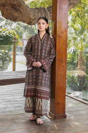 2 Piece - Printed Khaddar Suit - MSV1-09