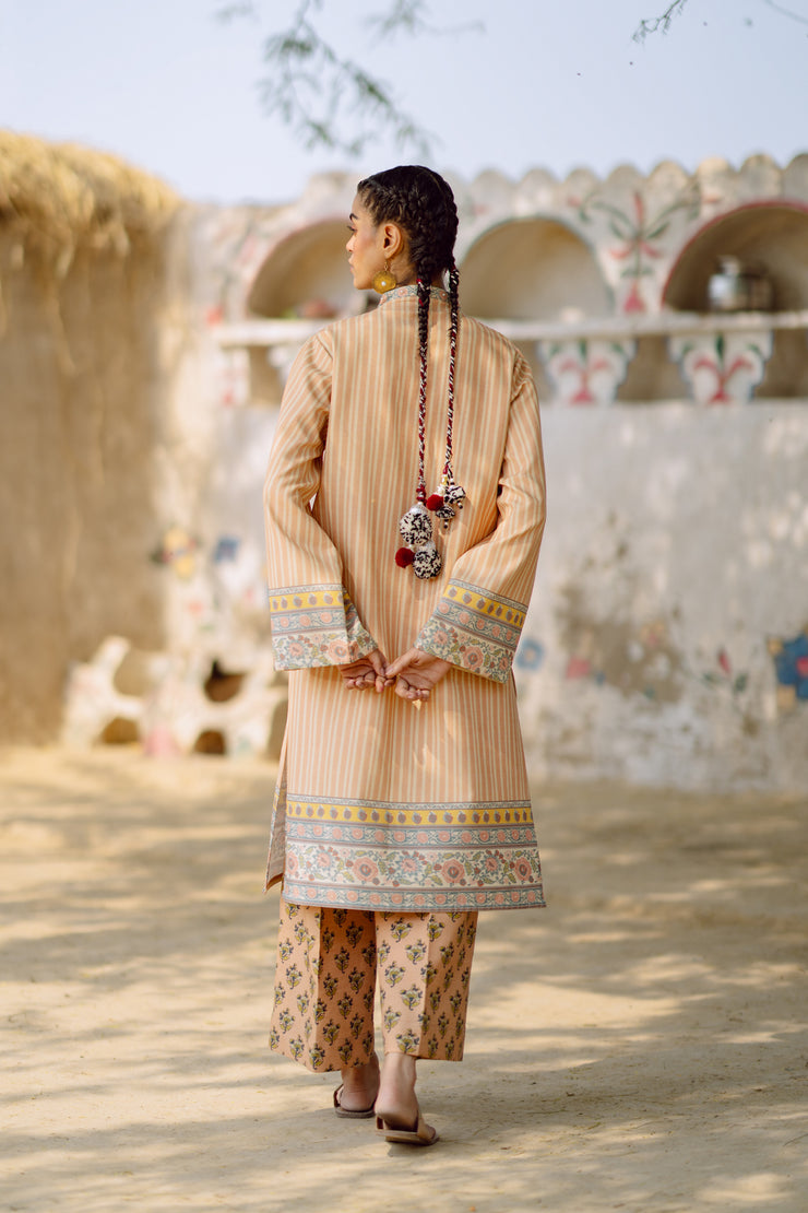 2 Piece - Printed Khaddar Suit - NG-04