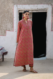 2 Piece - Printed Khaddar Suit - NG-03