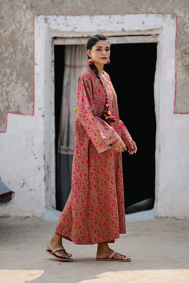 2 Piece - Printed Khaddar Suit - NG-03